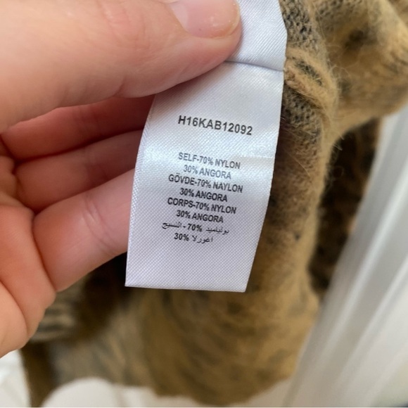 Opening ceremony animal print Cheetah crew Angora sweater XS - Picture 3 of 6